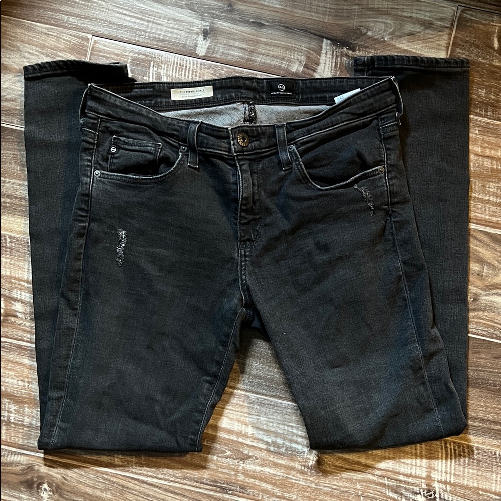 AG Jeans Stevie ankle 29R Women's Black Jeans